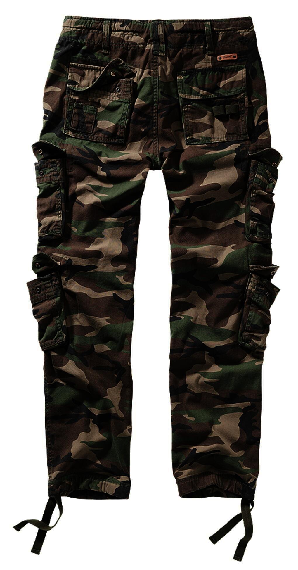 Brandit Pure Slim Fit Trouser, Farbe woodland, Größe L