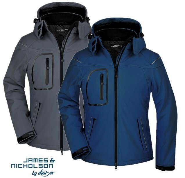 Ladies Winter Softshell Jacke, Navy, Gr.L