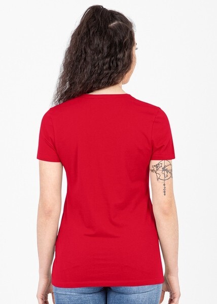 JAKO Damen T-Shirt Organic, rot, Gr.44