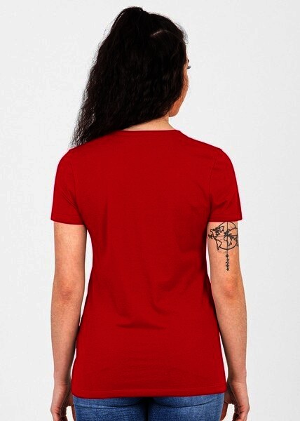 JAKO Damen T-Shirt Organic, rot, Gr.44