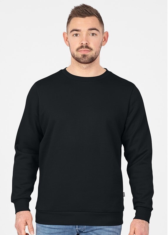 JAKO Sweat-Shirt Organic, schwarz, Gr.S