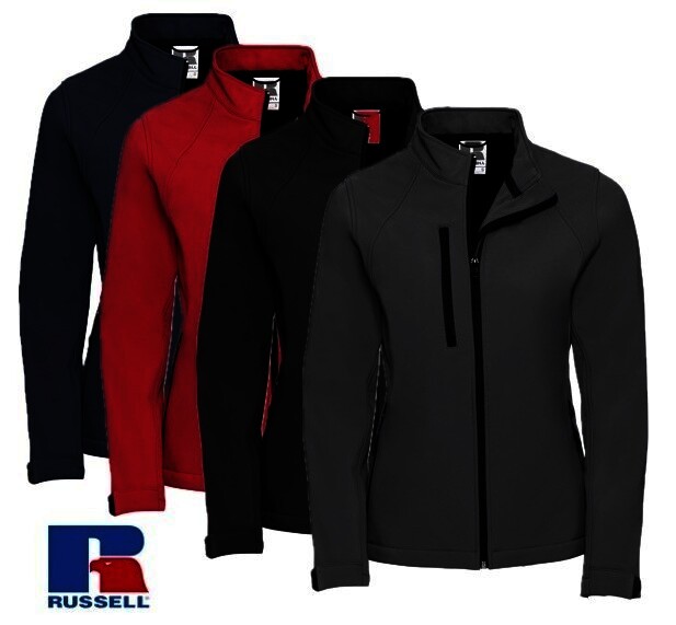 RUSSELL Damen-Softshell-Jacke, Schwarz, Gr.L