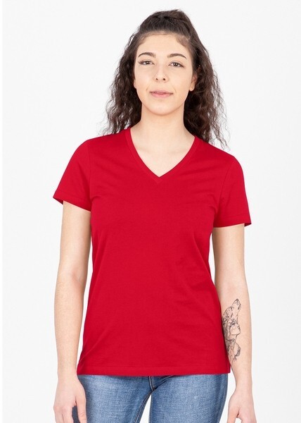 JAKO Damen T-Shirt Organic, rot, Gr.44