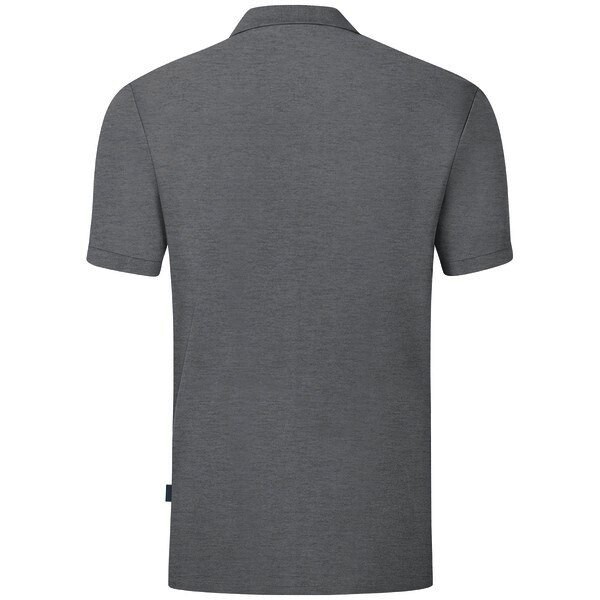 JAKO Herren Polo-Shirt Organic, hellgrau meliert, Gr.XL