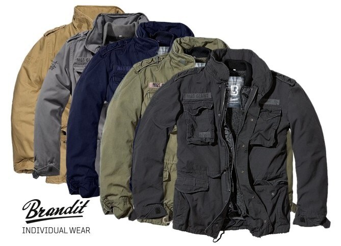 Brandit M-65 Giant Jacket, schwarz, Größe XL
