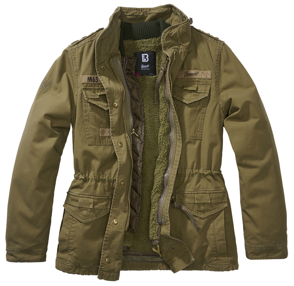 Brandit Damen M65 Giant Jacke, Oliv, Gr.L