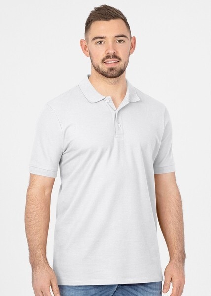 JAKO Herren Polo-Shirt Organic, weiß, Gr.XL