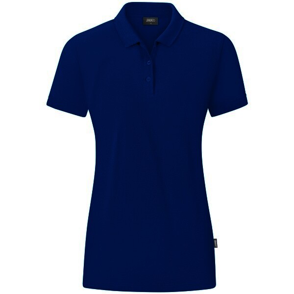 JAKO Damen Polo-Shirt Organic, royal-blau, Gr.36