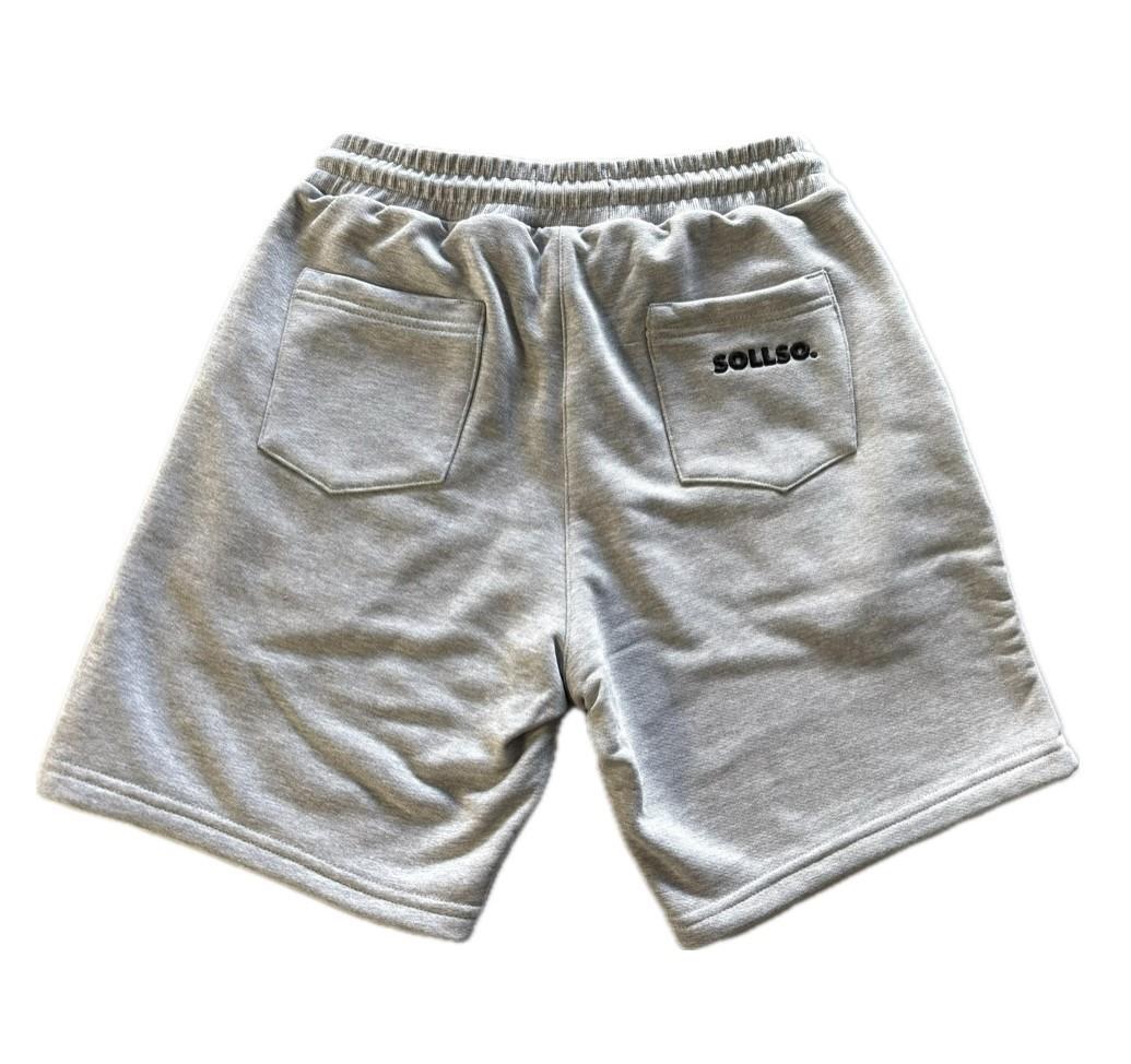 Sweatshorts „SOLLSO.“, Grau Melliert, Gr.S