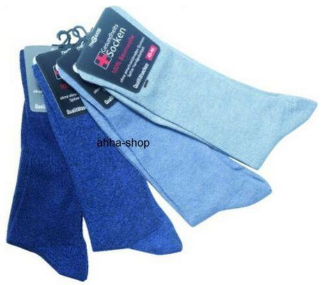 Gesundheitssocken ohne Gummizug, weiter Bund, Gr.39-42, Farbe Grau,16 Paar