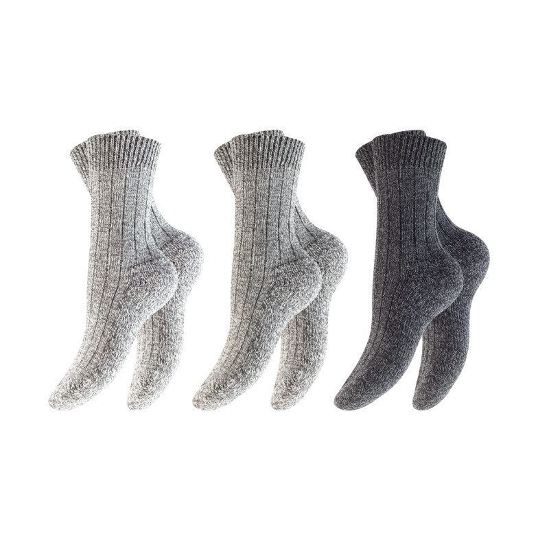 Damen Norwegersocken 62789, 3er-Pack, Gr.39/42