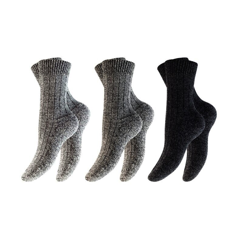 Damen Norwegersocken 62789, 3er-Pack, Gr.39/42