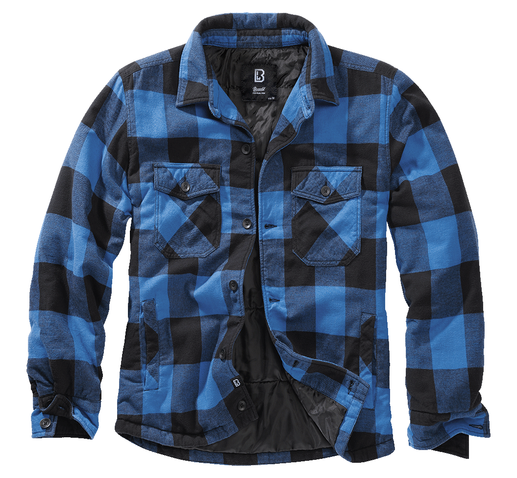 Brandit Lumberjacket blau/schwarz, Größe 6XL