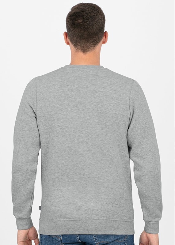 JAKO Sweat-Shirt Organic, hellgrau meliert, Gr.5XL