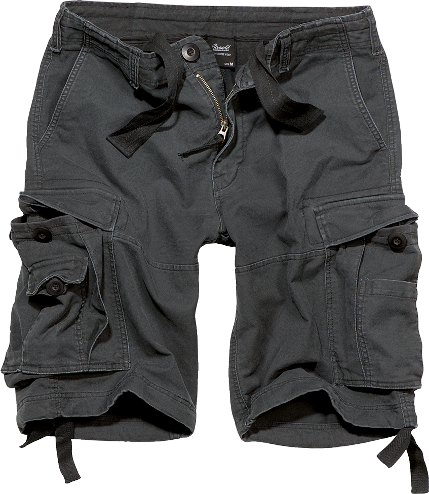 Brandit Vintage Classic Shorts Farbe schwarz, Größe 6XL