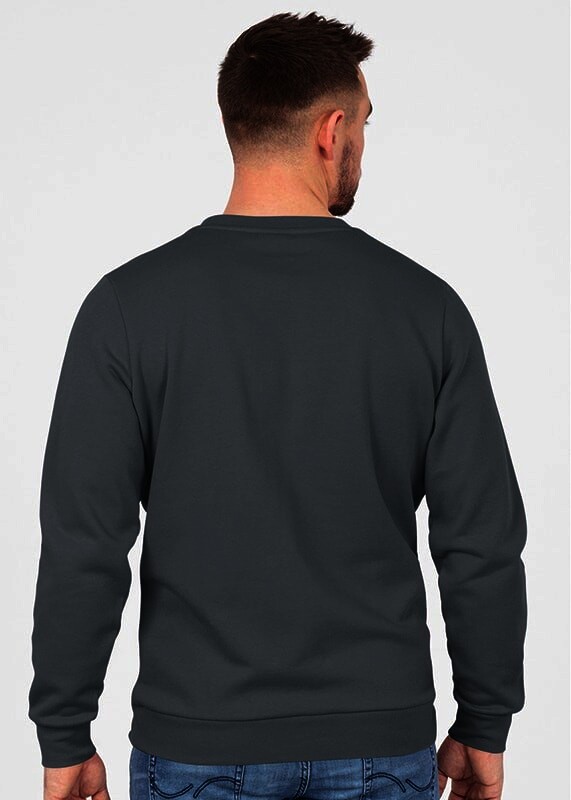 JAKO Sweat-Shirt Organic, steingrau, Gr.M