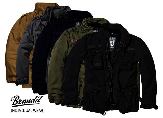 Brandit M-65 Giant Jacket, schwarz, Größe XL