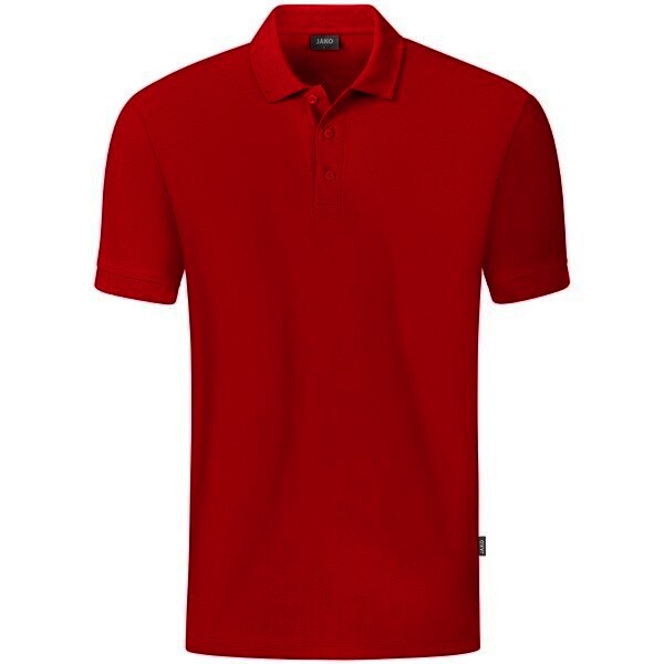 JAKO Herren Polo-Shirt Organic, rot, Gr.M
