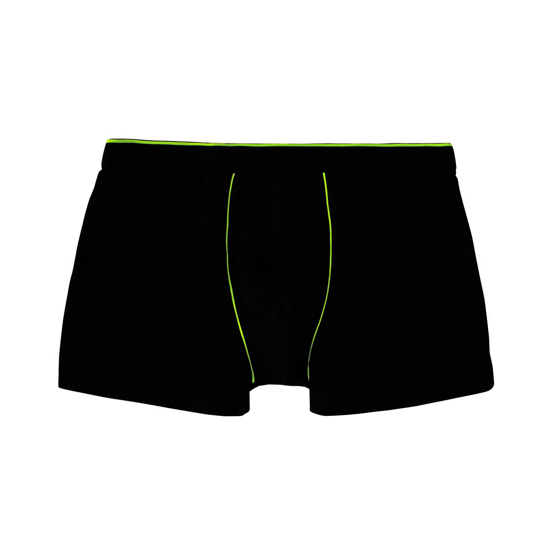 Herren Pants 27439, Schwarz mit versch. farbigen Paspeln, 8er-Pack, Gr.5