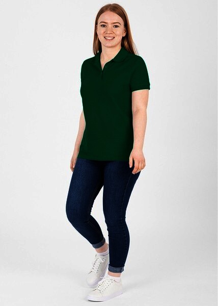 JAKO Damen Polo-Shirt Organic, grün, Gr.46