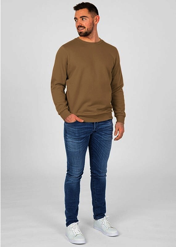 JAKO Sweat-Shirt Organic, sand, Gr.S