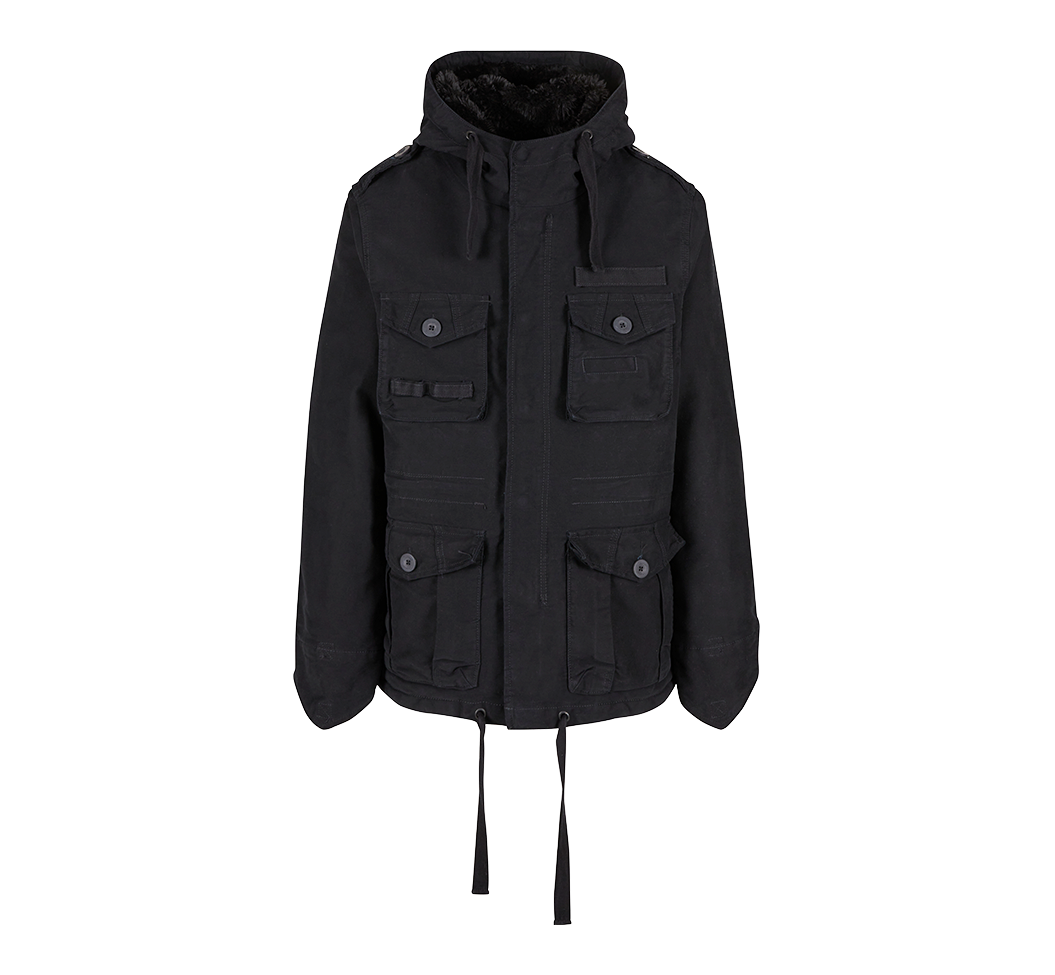 Brandit Respite Jacket, Schwarz, Gr.XXL