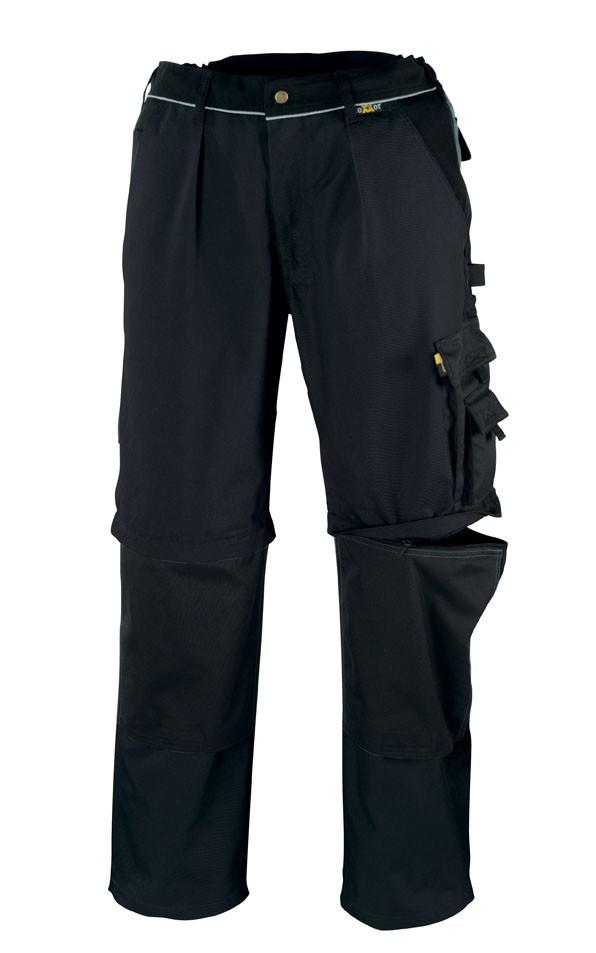 "2-in-1" Canvas-Bundhose (320 g/m²) „TOBAGO”  Farbe schwarz/schwarz Größe 25