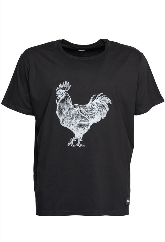 SOLLSO. T-Shirt "Rooster", Farbe Dark Black, Größe XL SOLLSO. T-Shirt "Rooster", Farbe Dark Black, Größe XL