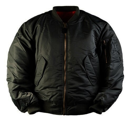 US FLIEGERJACKE 'MA1® BASIC', OLIV, GR.M