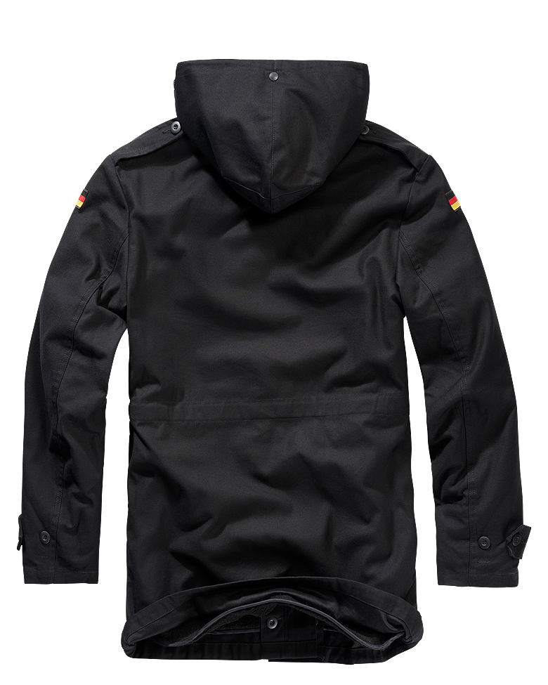 Brandit BW Parka Flag, Schwarz, Gr.52