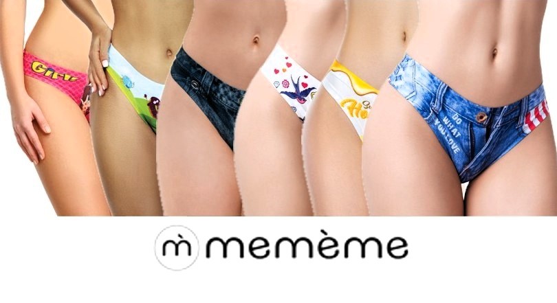 Memème JEANS AMERICAN FLAG Tanga, Größe M