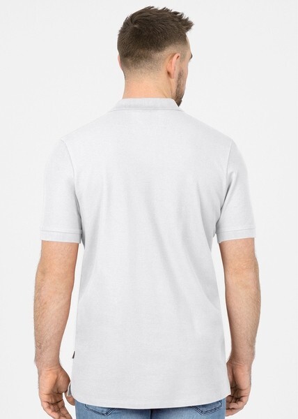 JAKO Herren Polo-Shirt Organic, weiß, Gr.XL