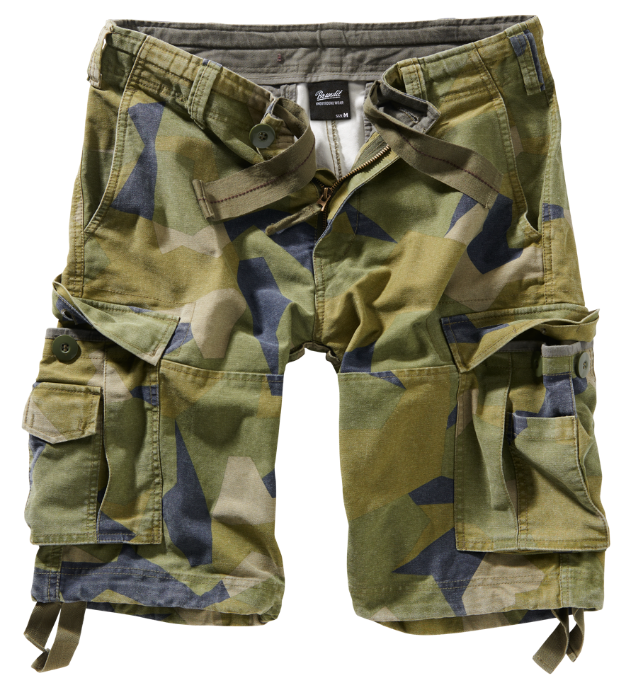 Brandit Vintage Classic Shorts Farbe swedish camo, Größe XXL