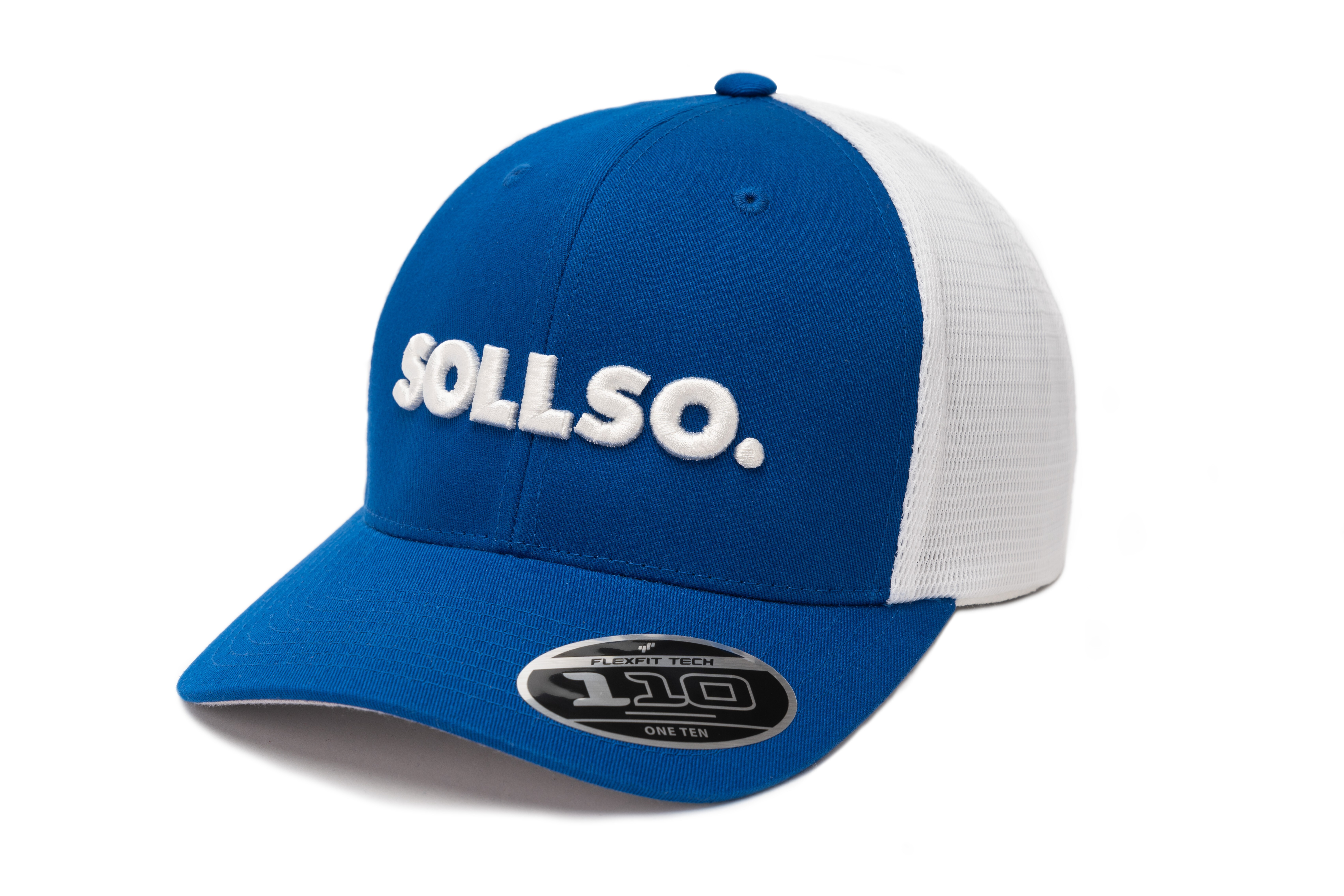 SOLLSO. Mesh 2-Tone Cap, Royal-White