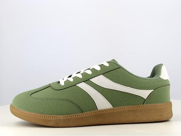 Herren Sneaker B972773 im Retro-Style, Farbe Grün, Gr.41