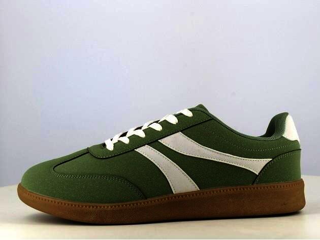 Herren Sneaker B972773 im Retro-Style, Farbe Grün, Gr.44