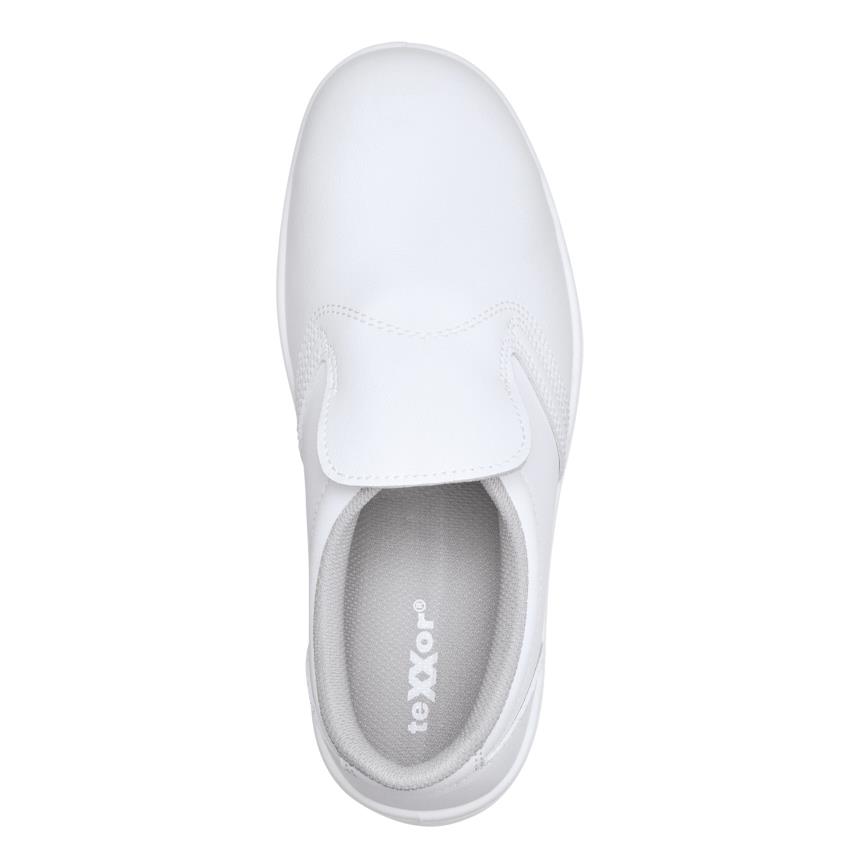 teXXor® S2-Sicherheitsslipper GRENOBLE 6251, Farbe weiß, Größe 36 teXXor® S2-Sicherheitsslipper GRENOBLE 6251, Farbe weiß, Größe 36