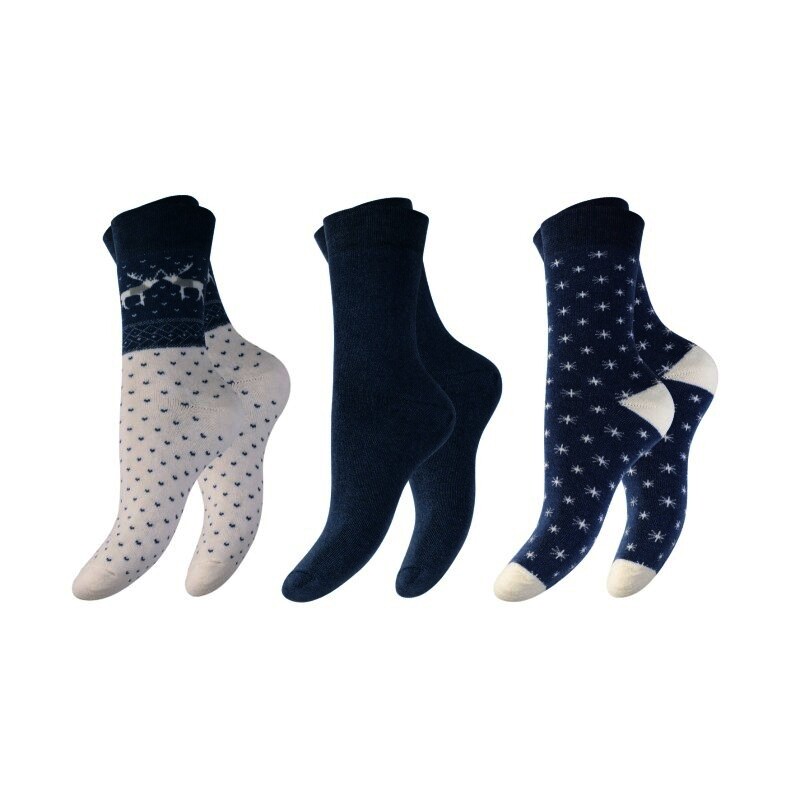 Damen Thermosocken 68305, Komfortbund, 3er-Pack , Gr. 39/42