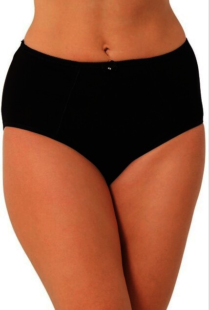 The Bakis Damen-Slip 2075, Schwarz, 3er-Pack, Gr.48/50