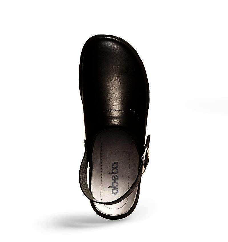 Abeba Berufsschuh ACTIVE Clog 87031 , schwarz, Größe 44