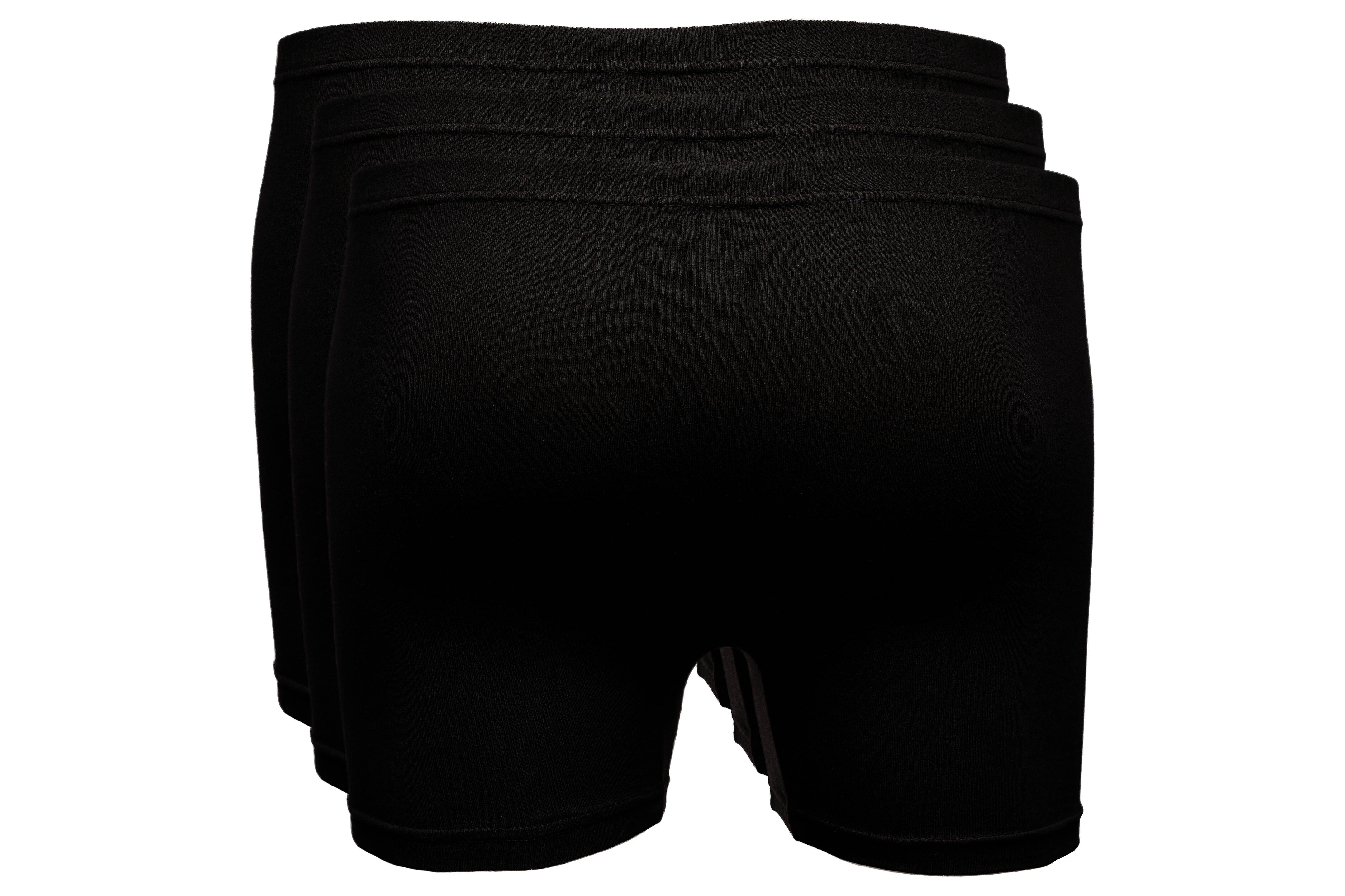 The BAKIS Herren Boxer Short, 3er Pack, schwarz, Größe 7