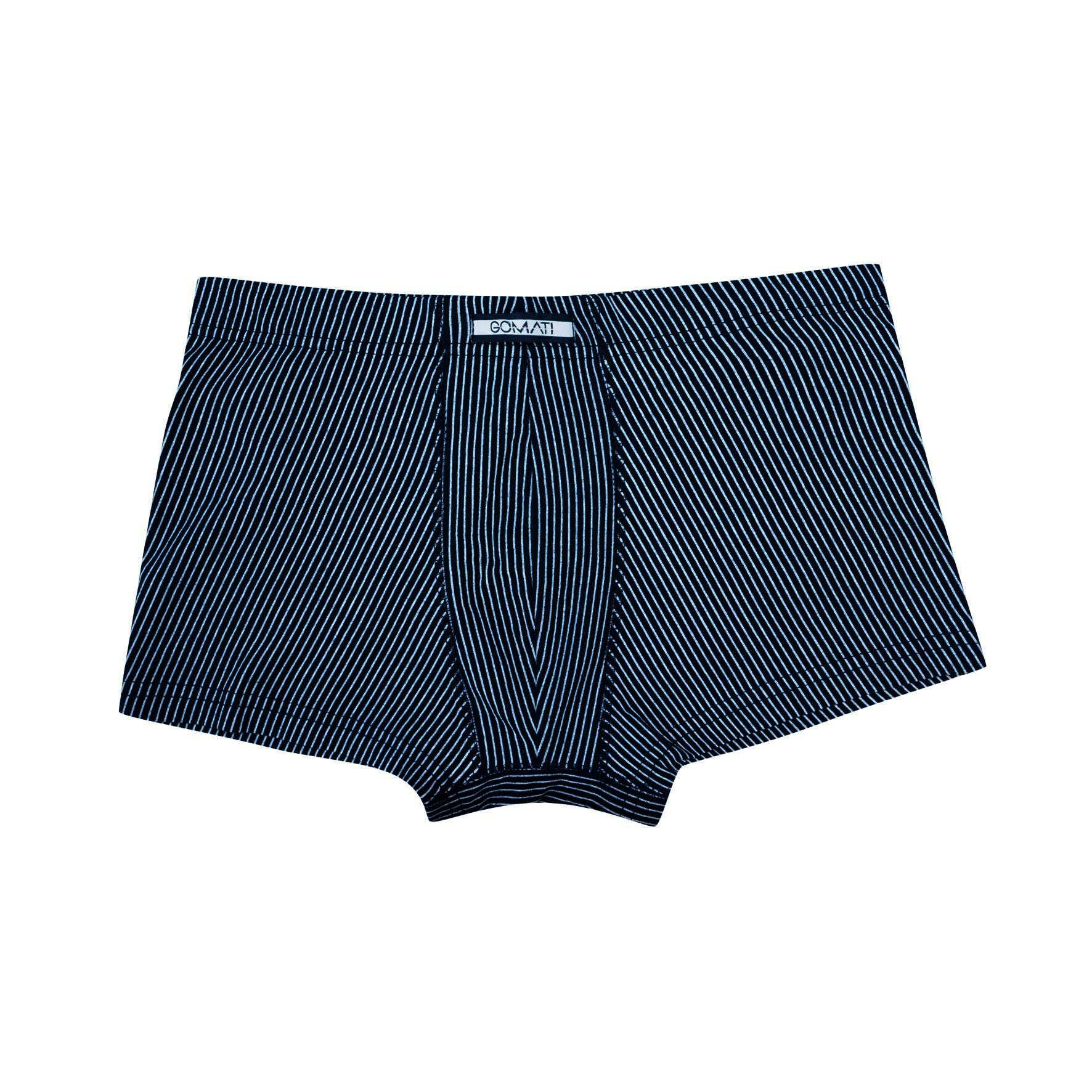 Herren Pants 29402, uni/längsgestreift, versch. Farben, 8er-Pack, Gr.7
