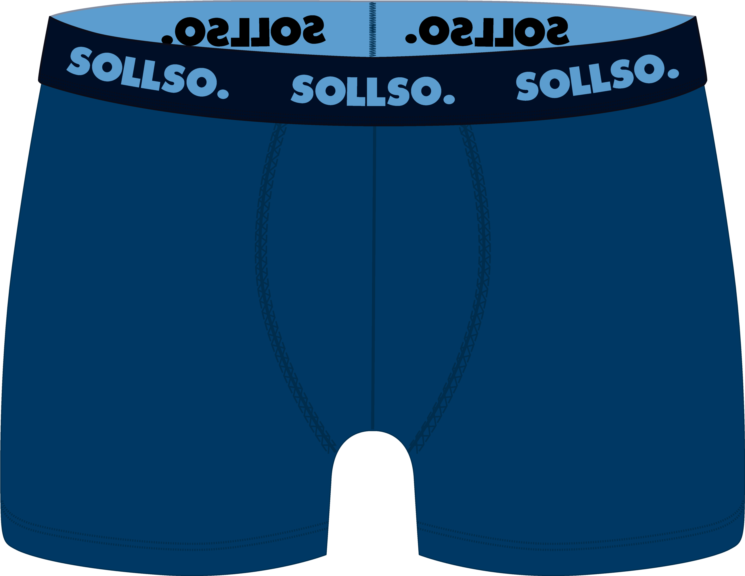 3er Pack Herren Boxershort, Bambusviskose, Blau, Gr.L