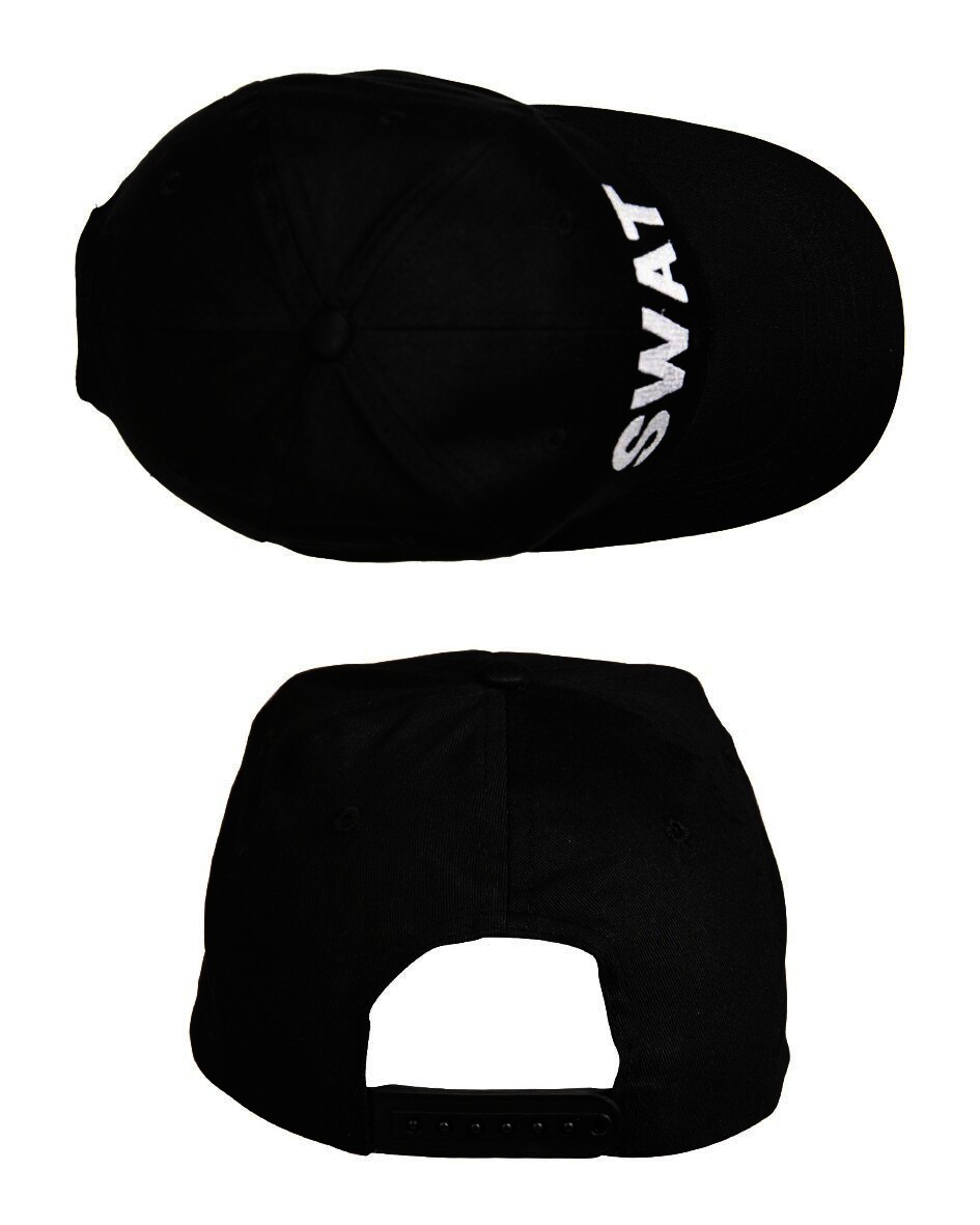 Baseball-Cap „SWAT“, schwarz