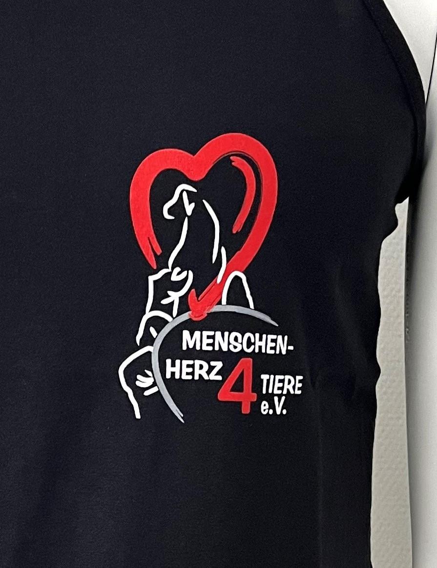 Damen Tank Top "Menschen Herz 4 Tiere e.V." by SOLLSO., schwarz,, Gr.XXL