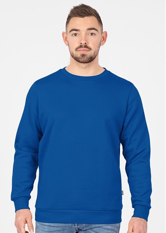 JAKO Sweat-Shirt Organic, royal, Gr.S