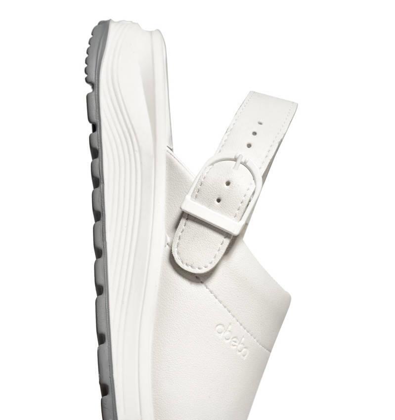 Abeba Berufsschuh ACTIVE Clog 87021 , weiß, Größe 38
