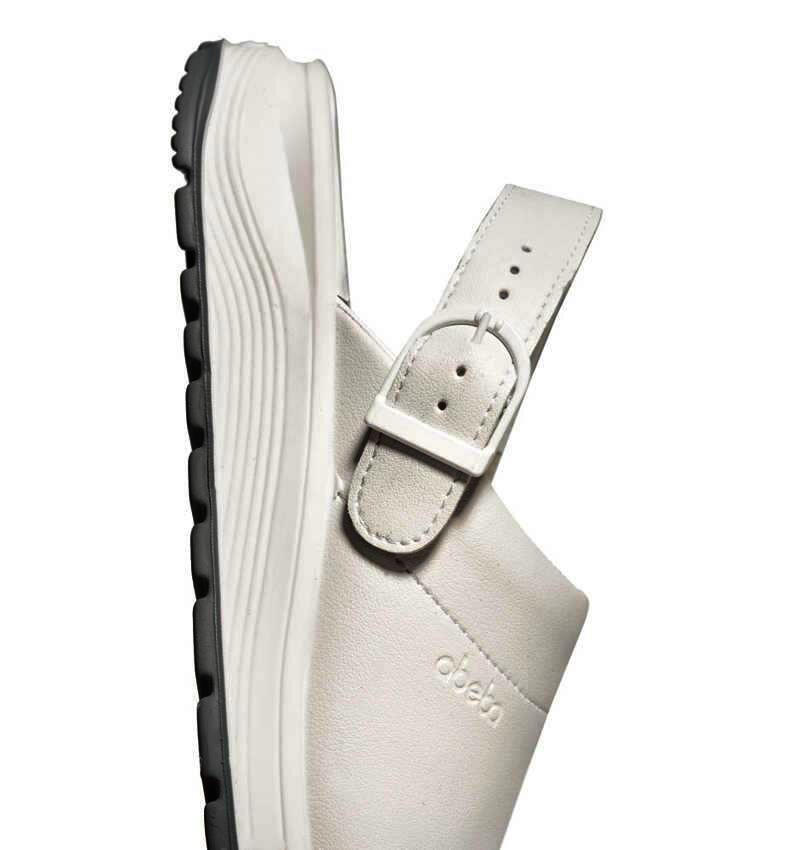Abeba Berufsschuh ACTIVE Clog 87021 , weiß, Größe 38