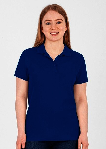 JAKO Damen Polo-Shirt Organic, royal-blau, Gr.36